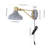 Aidia Iron Plug-in Swing Arm Sconce-1004214980