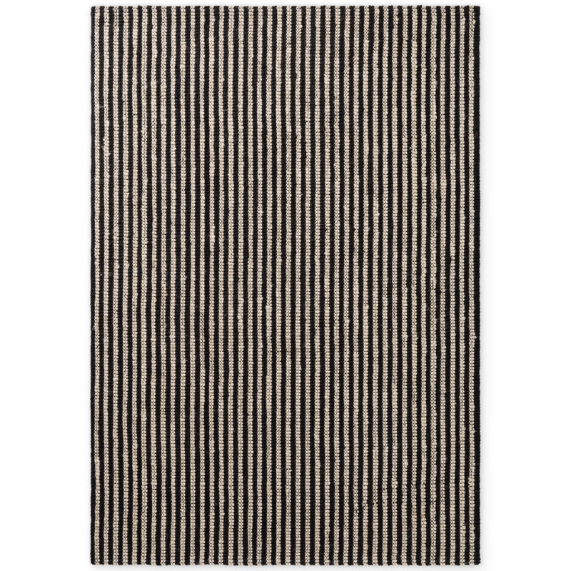 Harvest Rectangle Striped Jute / Sisal Hand Woven Area Rug, Rectangle 160 x 230 cm
