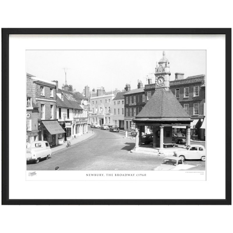 Newbury, The Broadway C1960 by Francis Frith - Single Picture Frame Print, 45cm H x 60cm W x 2.3cm D