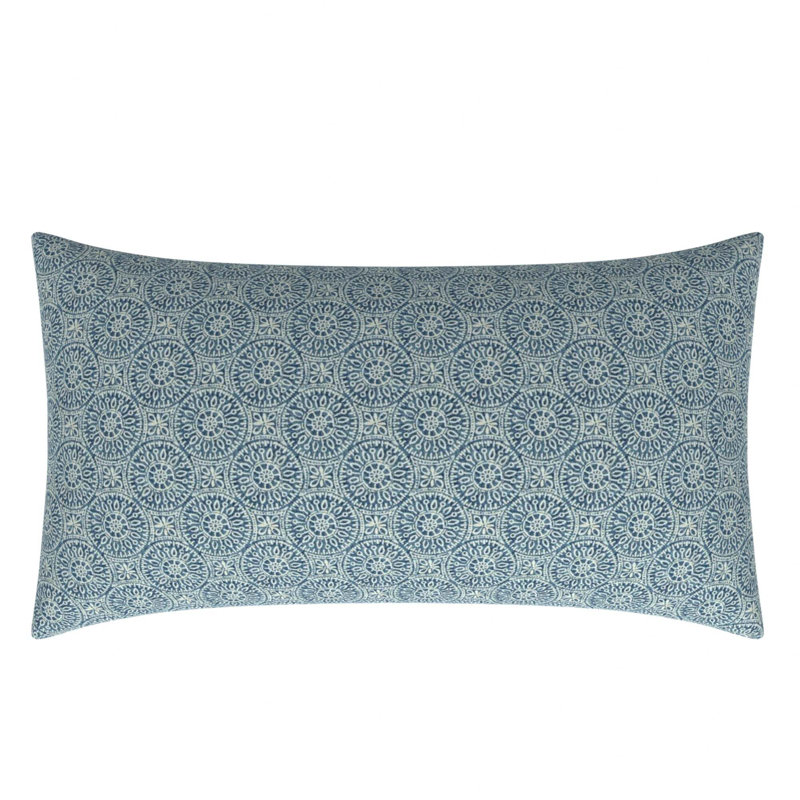 Malang 100% Cotton Envelope Sham, King, Navy