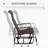 Outdoor Glider In Brown - Breathable Material, Strong Load Capacity Backyard Chair By , Ergonomic Support, Smooth Rocking, Quick-Drying