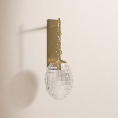 Akio Single Light Dimmable Armed Sconce