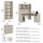 Shelonda 4 Piece Computer Desk Office Set-1854894888