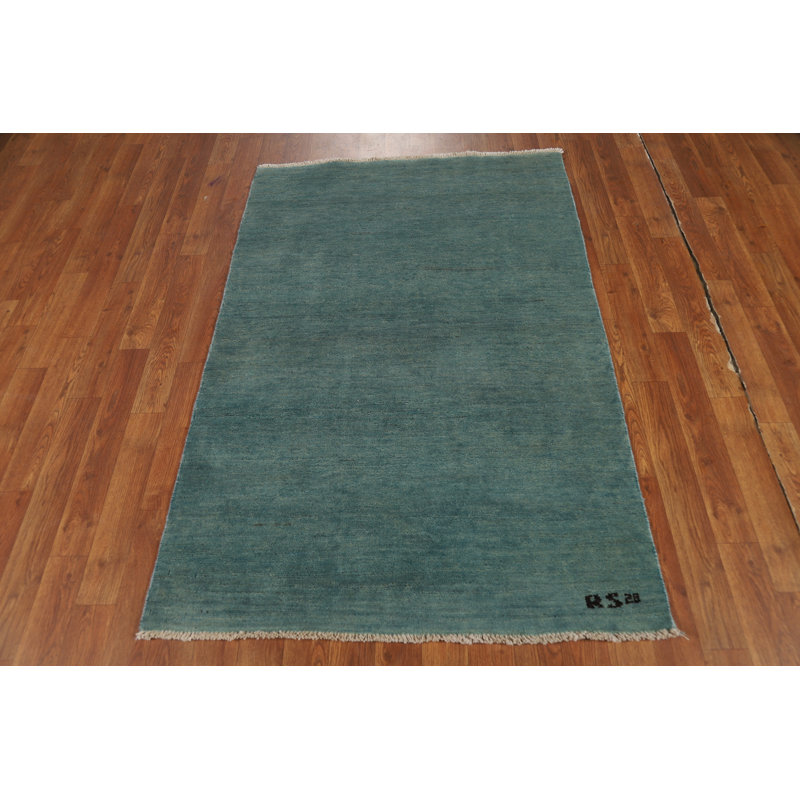 Modern Blue Gabbeh Oriental Rug 3x5