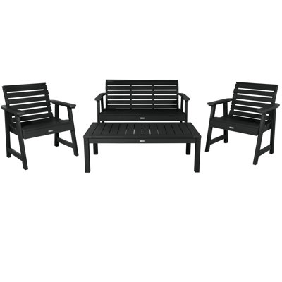 Anette 4 - Person Patio Conversation Set