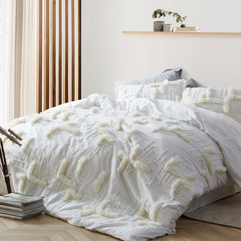 Édredon blanc 100% coton, Édredon simple TG