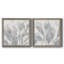 Shadow Leaves I - ensemble de 2 peintures sur toile encadrées-1770765256-1770764850