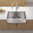 33"X21"X10"Farmhouse Apron Single Bowl Stainless Steel Kitchen Sink