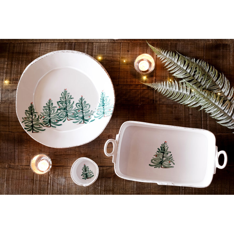 Lastra Holiday Handmade Stoneware Dinnerware Set