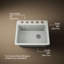 Évier de cuisine encastrable 25 po x 22 po x 9,526 po Riverby-71819374