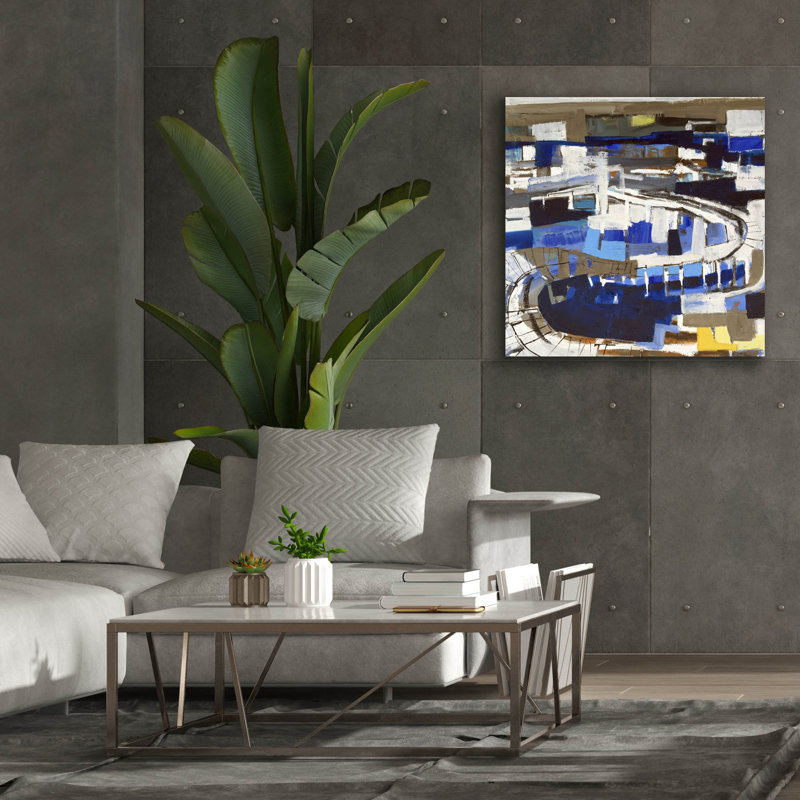  «Bridge 4» par Erin McGee Ferrell, art mural sur toile, 37 po x 37 po