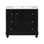 Meuble-lavabo contemporain noir