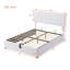 Lit plateforme tapissier double avec système de rangement hydraulique-1788572790-1788572793