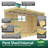 10ft x 8ft Pent Shed - Double Door with Windows