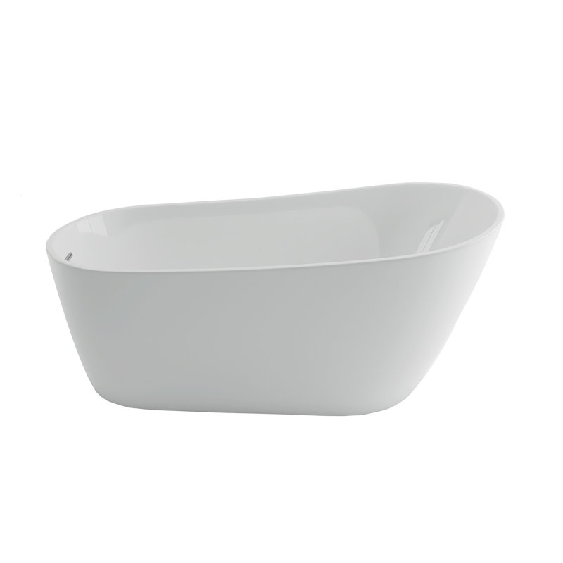 60'' x 31'' Freestanding Soaking Acrylic Bathtub