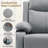 KORSER Recliner Chair, Rocker Recliners For Living Room, Small Recliner For Small Spaces, Fabric Manual Recliners With Side Pockects-926229746