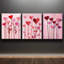 3 Piece Wrapped Canvas Print-262571100