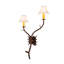 Applique murale droite 2 lumières 22 po