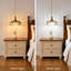 Suspension florale en laiton poli et verre, culot E26, 1 lumière, hauteur réglable, intensité variable, certifiée ETL-395392710