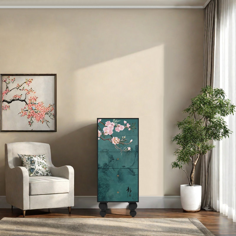 Armoire décorative à tiroirs pour le salon