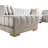 Ariana Velvet Double Chaise Sectional-351795245