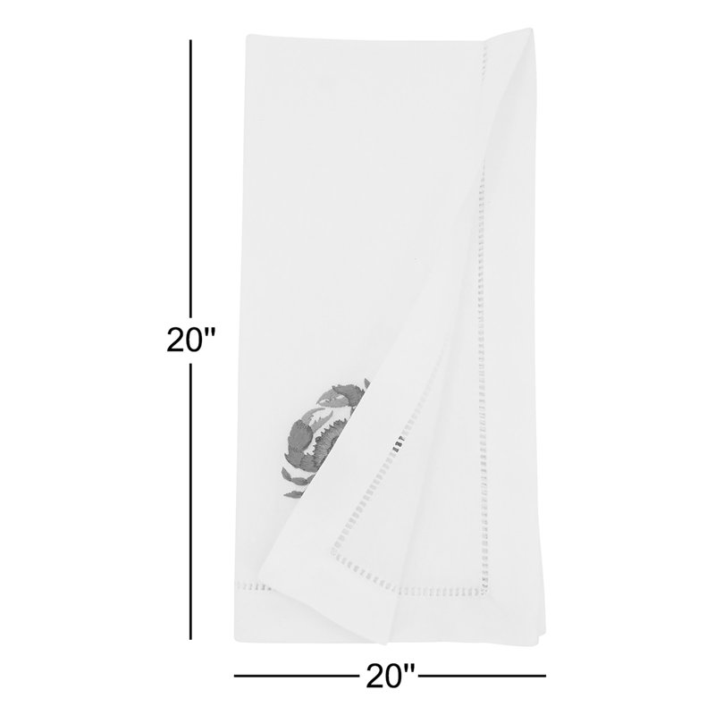 100% Cotton No Pattern Rectangle Napkin