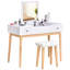 Ensemble de coiffeuse avec tabouret et miroir