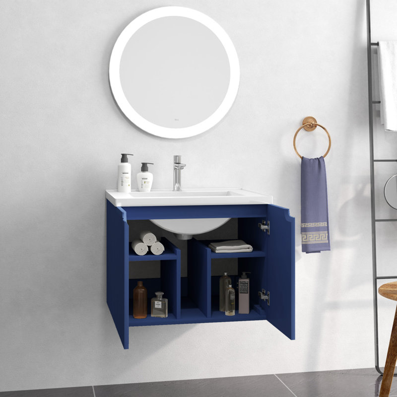 Meuble-lavabo simple avec plateau 23,62 po Kerstein