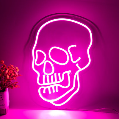 Ignaat 13" Skull LED Neon Sign