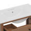 Rattan Bathroom Vanity with Ceramic Sink, Featuring Soft Close Doors and Drawers, Free - standing Design and Ample Storage for Modern Bathrooms-533073011