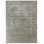 Arabesque Oriental Area Rug in Gray/Silver/Lime