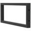  Shelf Brackets For Washbasin 2 Pcs Black Rectangular Steel-2003797699-2003797722