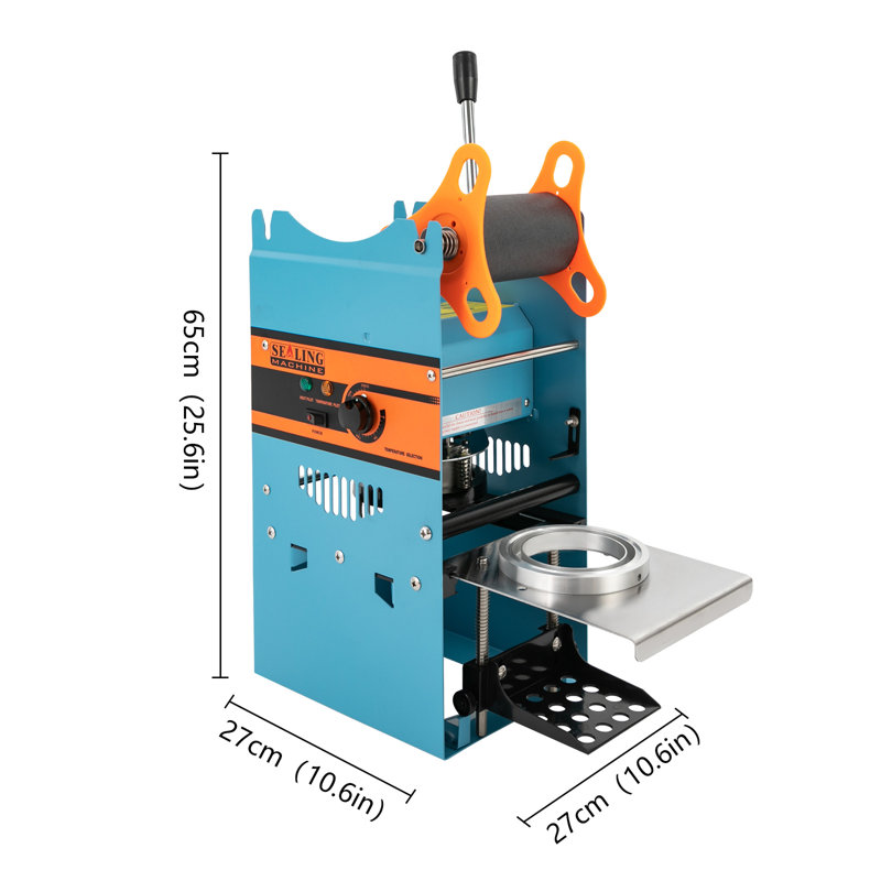 Commercial Milk Tea Sealing Machine, Blue