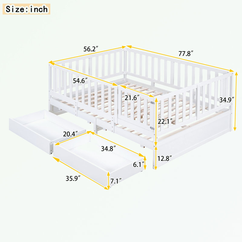 Ashtian Daybed, White, Full