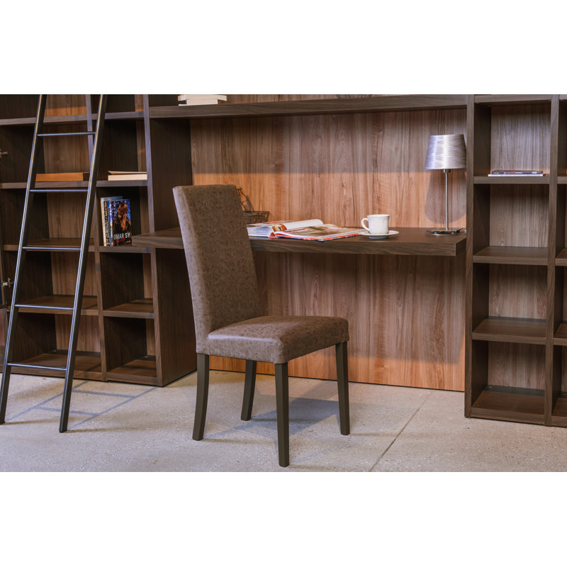 Neena 51cm H Upholstered Side Chair, Brown