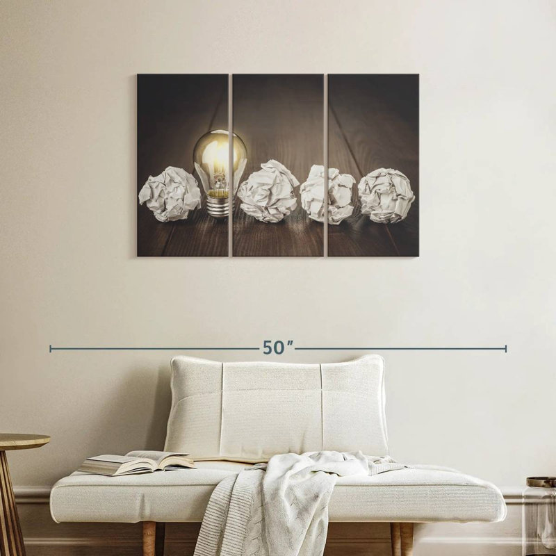 Alcaraz Bright Idea, 24" H x 38" W