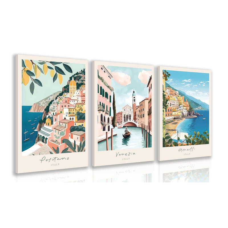 3 Piece Wrapped Canvas Print