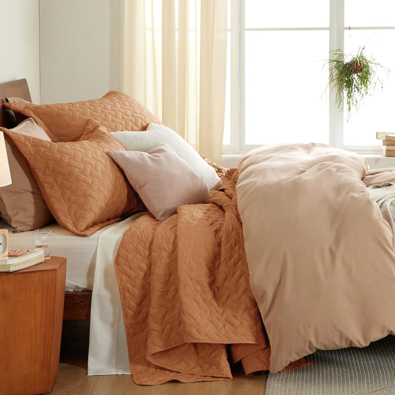 Best Seller Quilted Blanket - Quilts Lightweight Bedspreads with Basket Weave Pattern, Soft Quilt Bedding Set, Hazel Comforter Set Coverlet