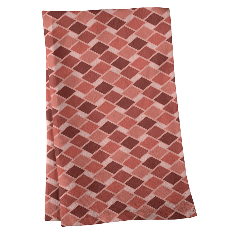 Mcguigan Tea Towel Kitchen Towel, Poly Twill, Red