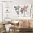 Aliaz World Map Pink Green-108102958