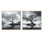 «Stormy Grays Tree Emotion», 2 pièces-220547507-220547505