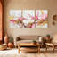 Plantes et fleurs, ensemble de 3 reproductions d'art sur toile-1101041951