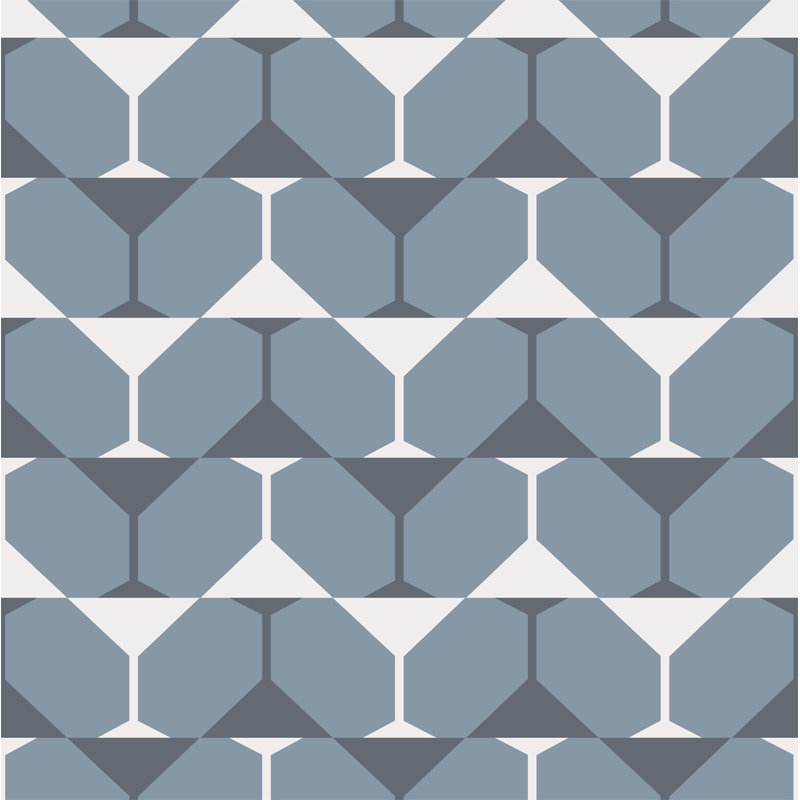 Bikini Martini 10' L x 24" W Peel and Stick Wallpaper Roll, Gray/White