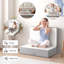 Matelas pliable en trois de 10 cm (4 po) pour lit simple, en mousse mémoire de poids moyen-228789834