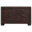 Commode 6 tiroirs cacao foncé-574041075