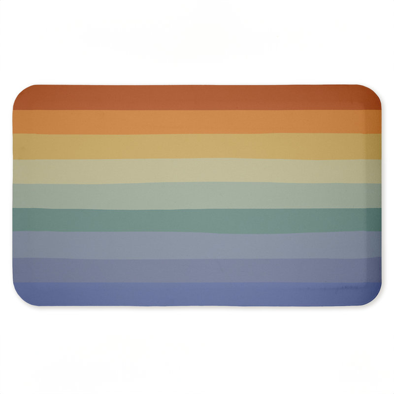 Tapis de sol anti-fatigue Rainbow Stripes
