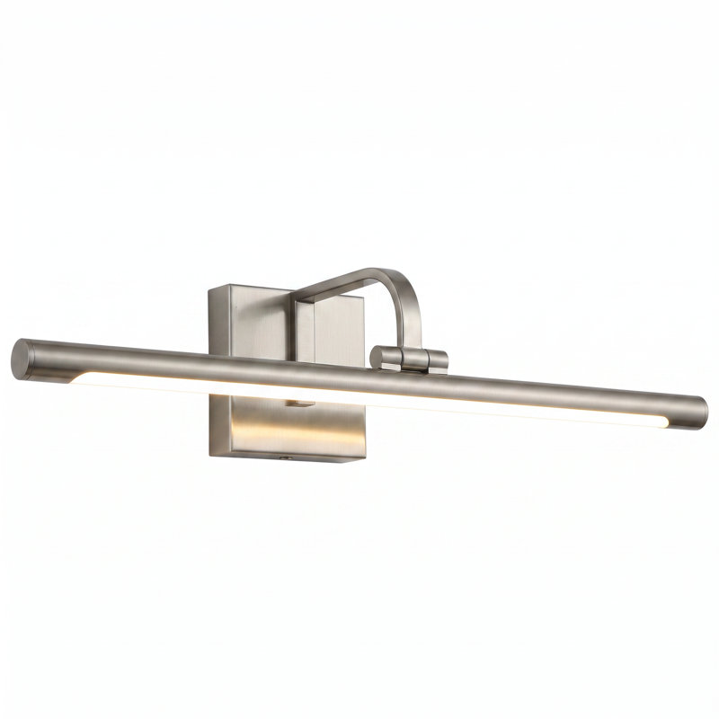 Lampe à DEL 1 lumière à intensité variable réglable 3000K / 4000K / 5000K, Nickel brossé, 960 lumens