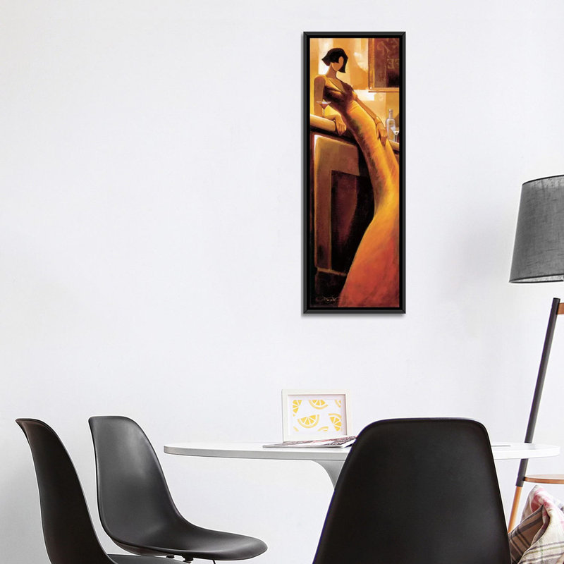 «La Seductrice» par Keith Mallett, reproduction d'art graphique sur toile tendue, H 48 po x l 16 po x P 1,5 po, Toile tendue