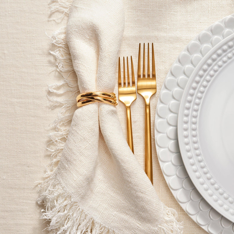 Three Ring Napkin Jewels, Tri-Color