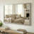 Wood Framed Mirror with Safety Backing Ideal for Bathroom / Vanity Mirror Ellis Collection-461758313-461758328